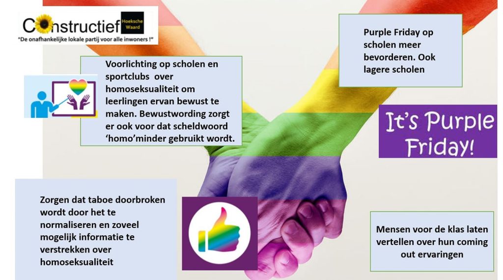 Constructief Hoeksche Waard verkiezingen gemeenteraad regenbooggemeente