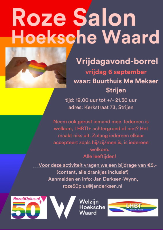 Roze Salon 6 sept 2024 Strijen